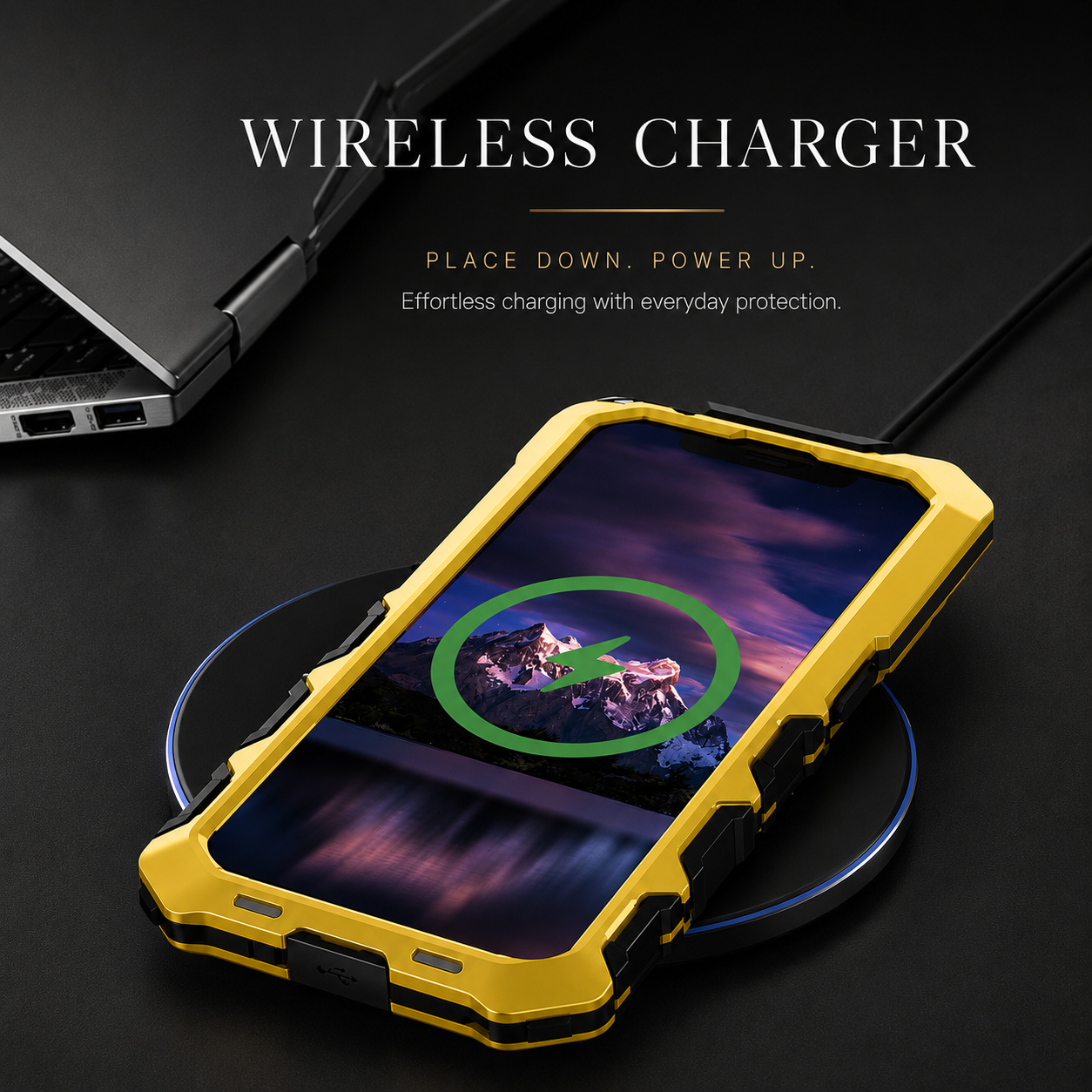 Premium iPhone Case MagSafe Compatible Metal Bumper Protective Cover Shockproof Rugged Anti Slip Lightweight Edge Protection Durable Frame Design