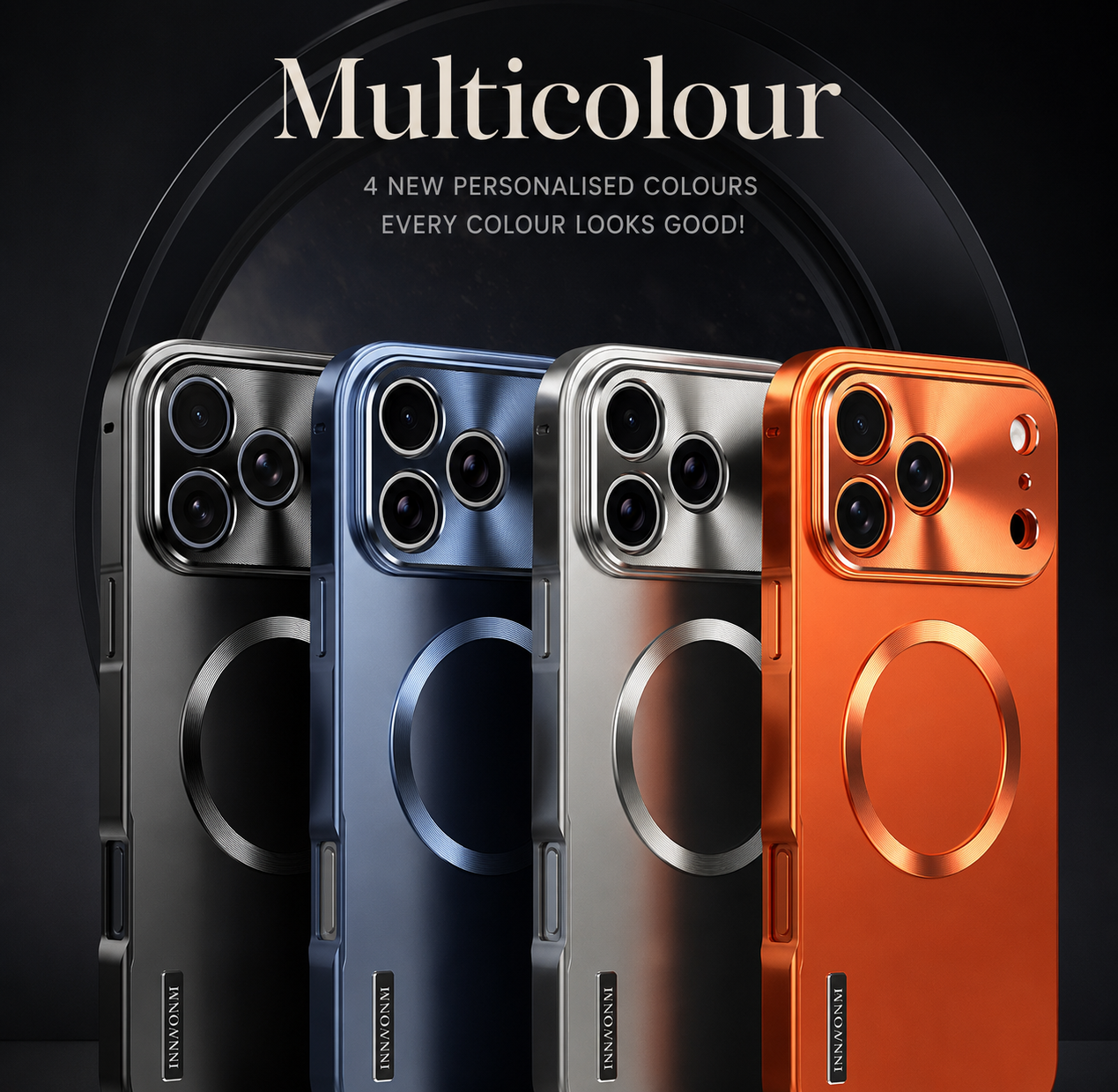 Premium iPhone Case MagSafe Compatible Protective Cover Camera Lens Protection Shockproof Aluminum Alloy Magnetic Frame Frosted PC Back Anti Scratch Slim Full Coverage