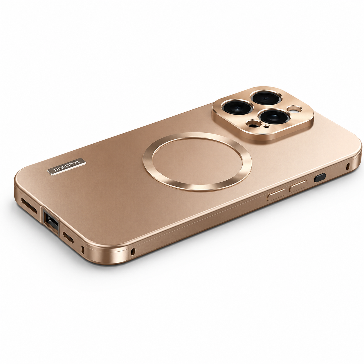 Premium iPhone Case MagSafe Compatible Protective Cover Camera Lens Protection Shockproof Aluminum Alloy Magnetic Frame Frosted PC Back Anti Scratch Slim Full Coverage