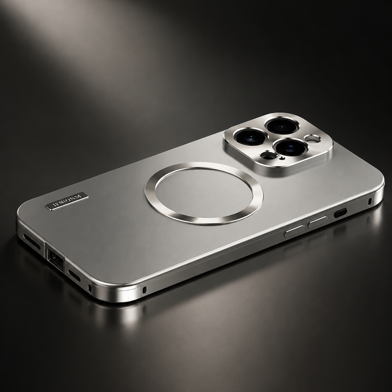 Premium iPhone Case MagSafe Compatible Protective Cover Camera Lens Protection Shockproof Anti Scratch Ultra Thin Aluminum Magnetic Frame Frosted Hard Back Full Coverage