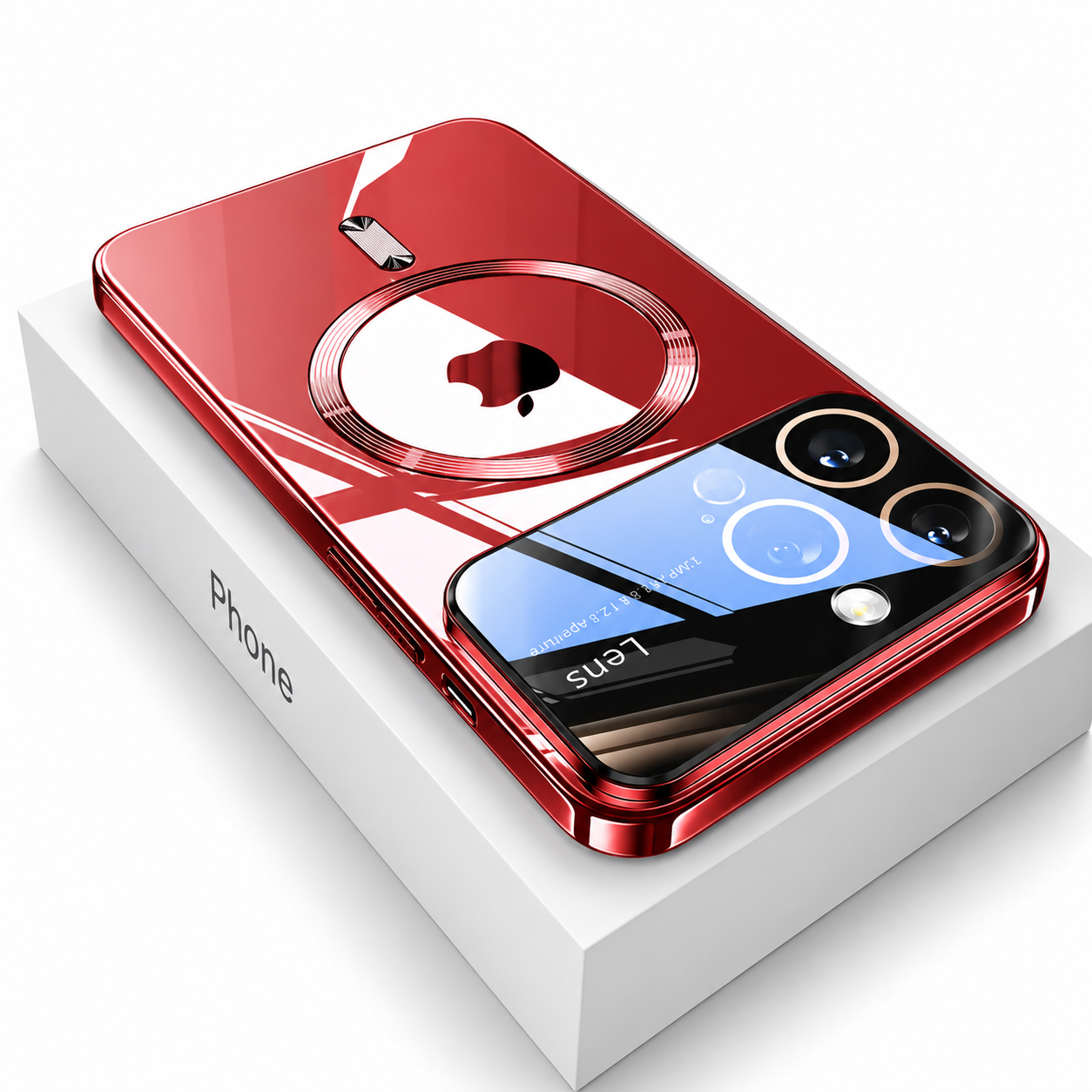 Premium iPhone Case MagSafe Compatible Protective Cover Camera Lens Protection Shockproof Clear TPU Plating Magnetic Wireless Charging Anti Scratch Slim Fit