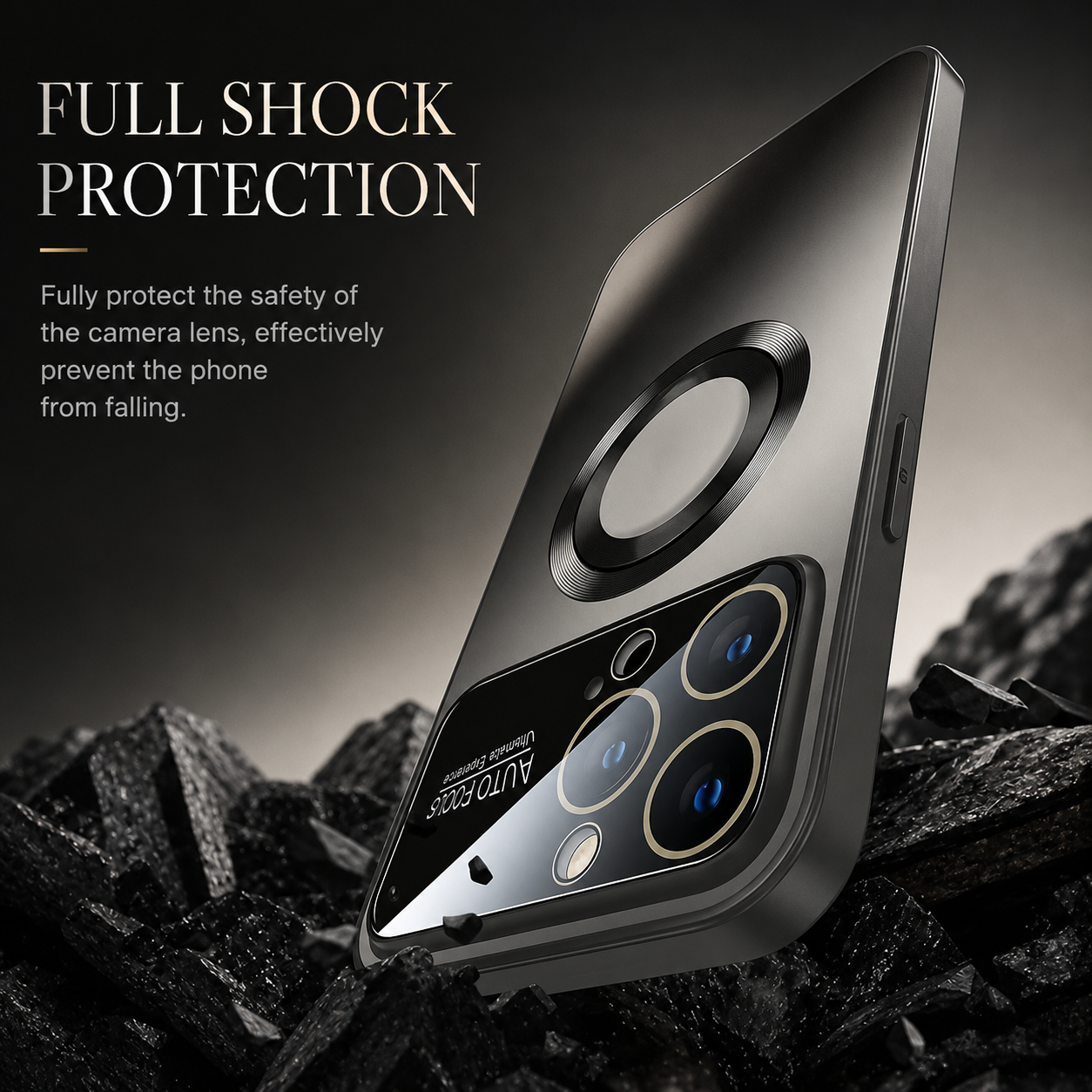 Premium iPhone Case MagSafe Compatible Protective Cover Camera Lens Protection Shockproof Glass Back Magnetic Wireless Charging Anti Fingerprint Slim Full Coverage