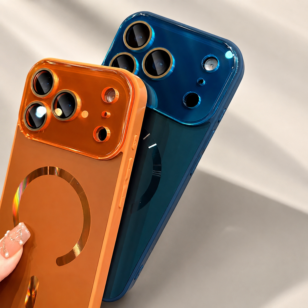 Premium iPhone Case MagSafe Compatible Protective Cover Camera Lens Protection Shockproof Matte Glass Magnetic Anti Fingerprint PC TPU Slim Full Coverage