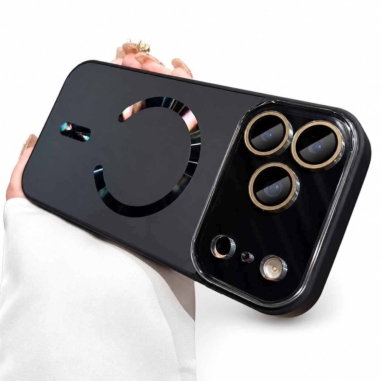 Premium iPhone Case MagSafe Compatible Protective Cover Camera Lens Protection Shockproof Matte Glass Magnetic Anti Fingerprint PC TPU Slim Full Coverage