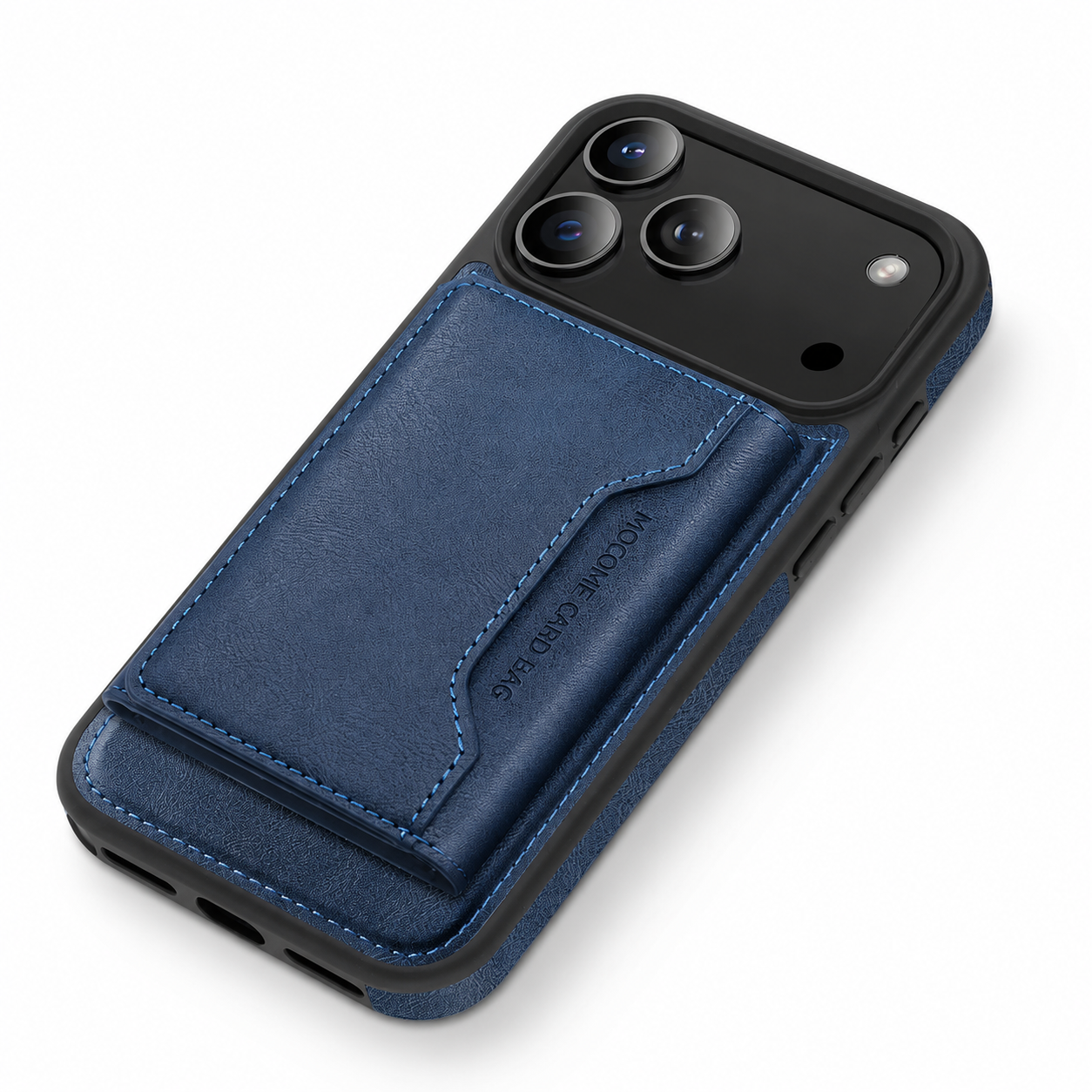 Premium iPhone Case MagSafe Compatible Protective Cover Camera Lens Protection Shockproof PU Leather Wallet Card Holder Magnetic Anti Scratch Full Coverage