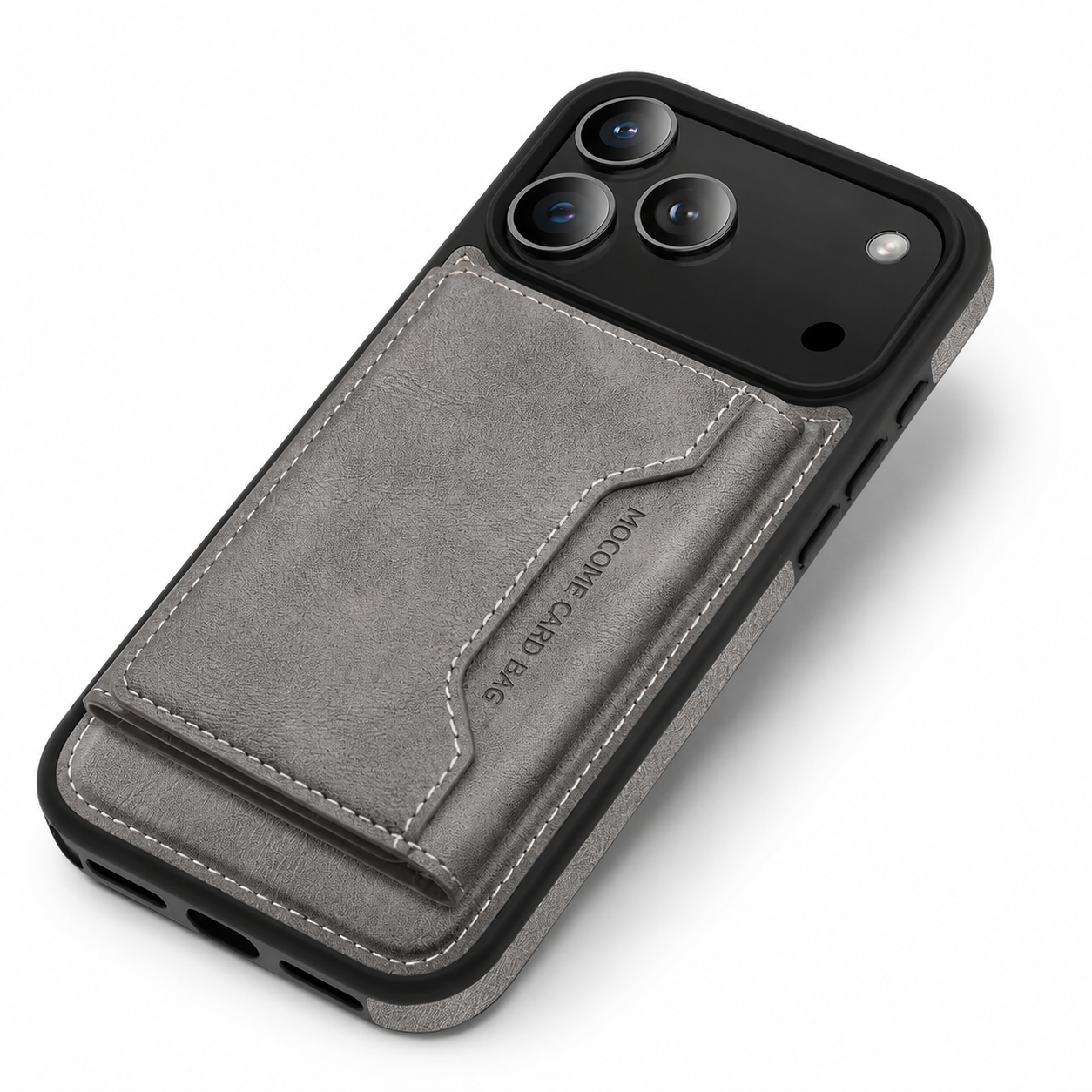Premium iPhone Case MagSafe Compatible Protective Cover Camera Lens Protection Shockproof PU Leather Wallet Card Holder Magnetic Anti Scratch Full Coverage