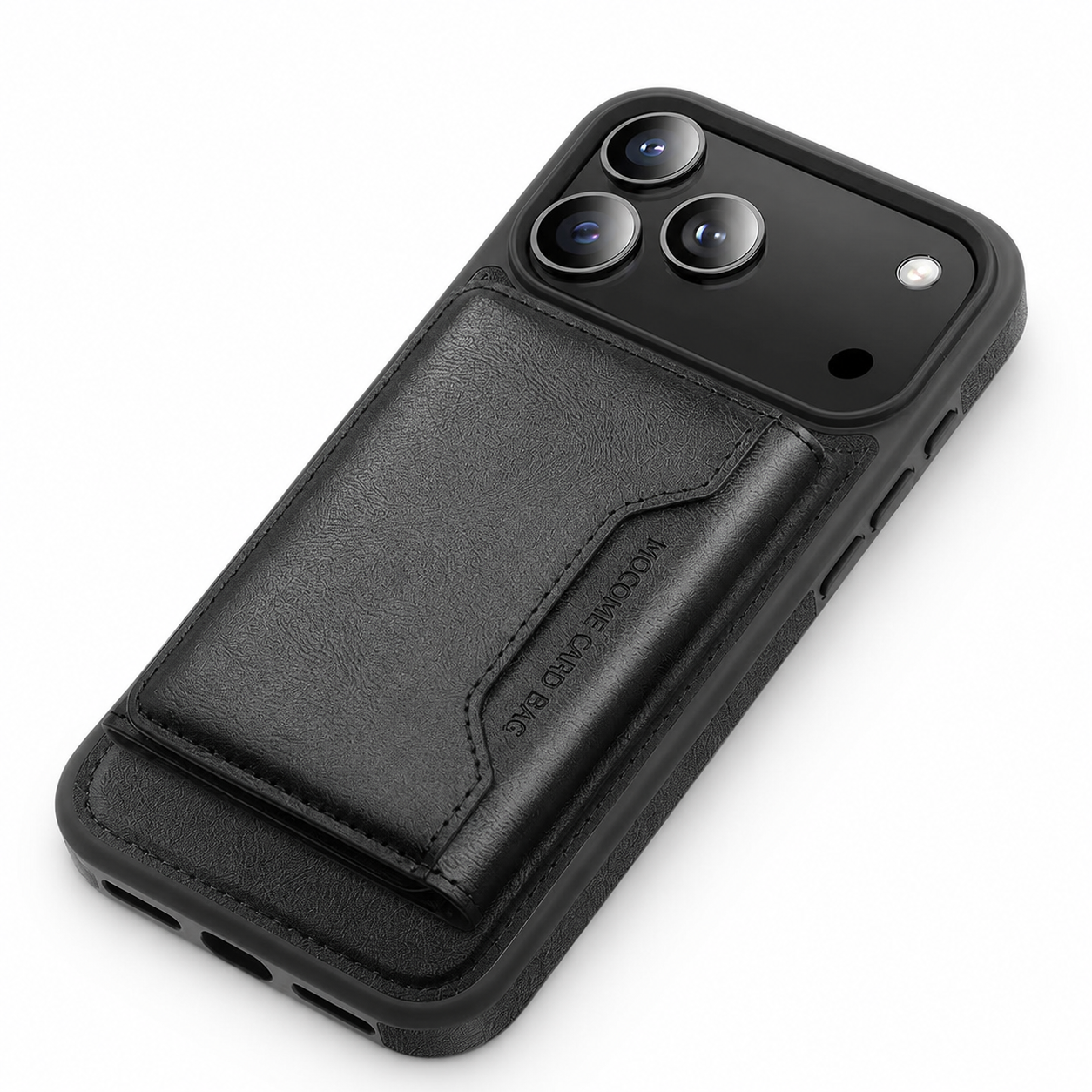 Premium iPhone Case MagSafe Compatible Protective Cover Camera Lens Protection Shockproof PU Leather Wallet Card Holder Magnetic Anti Scratch Full Coverage