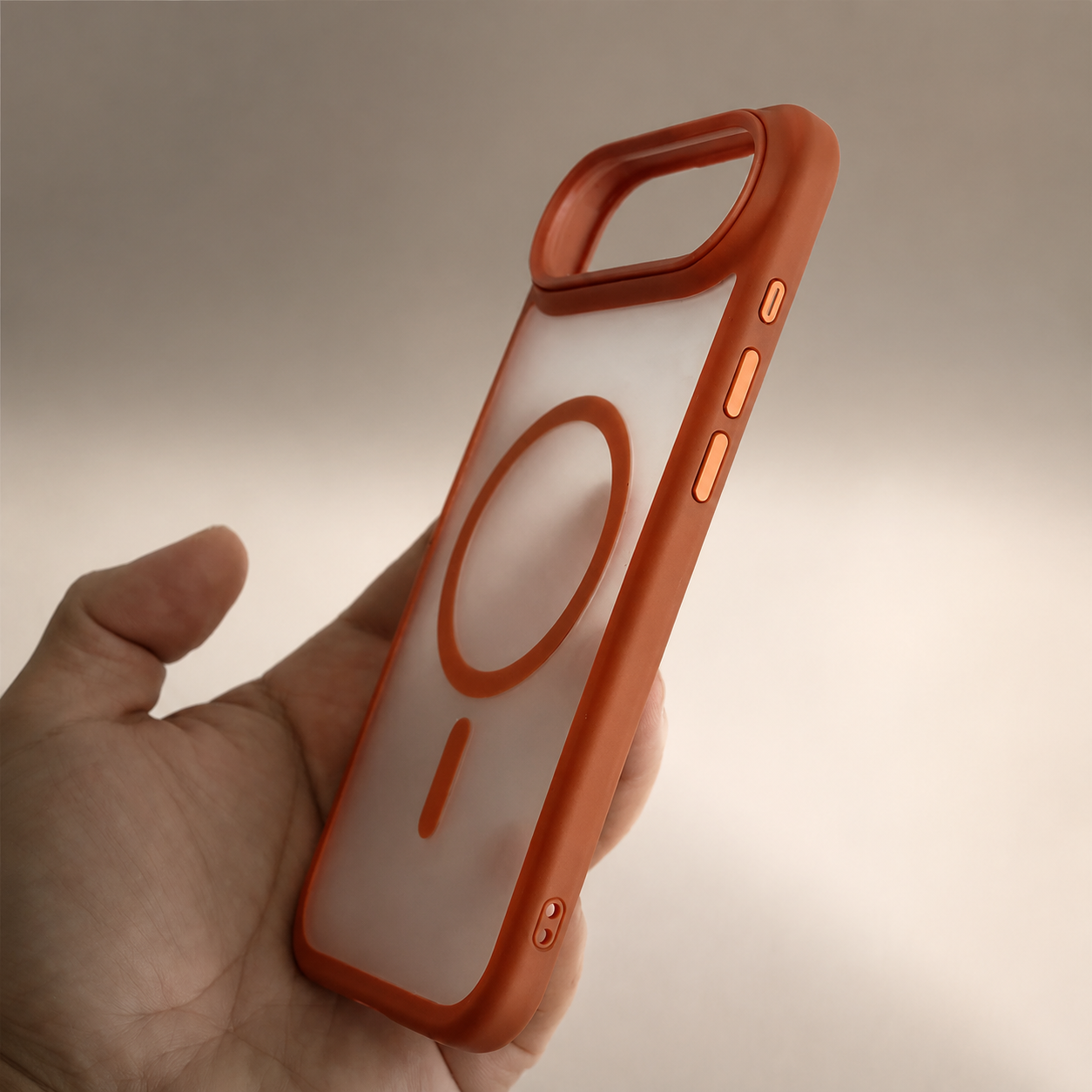 Premium iPhone Case MagSafe Compatible TPU PC Cover with Camera Button Shockproof Anti Fingerprint Matte Finish Raised Protection Slim Design