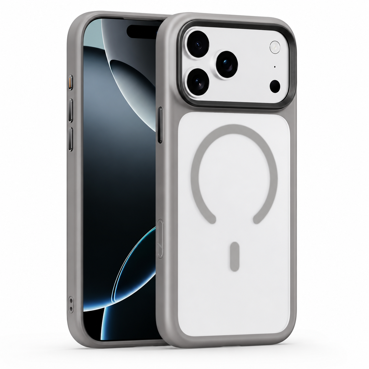 Premium iPhone Case MagSafe Compatible TPU PC Cover with Camera Button Shockproof Anti Fingerprint Matte Finish Raised Protection Slim Design
