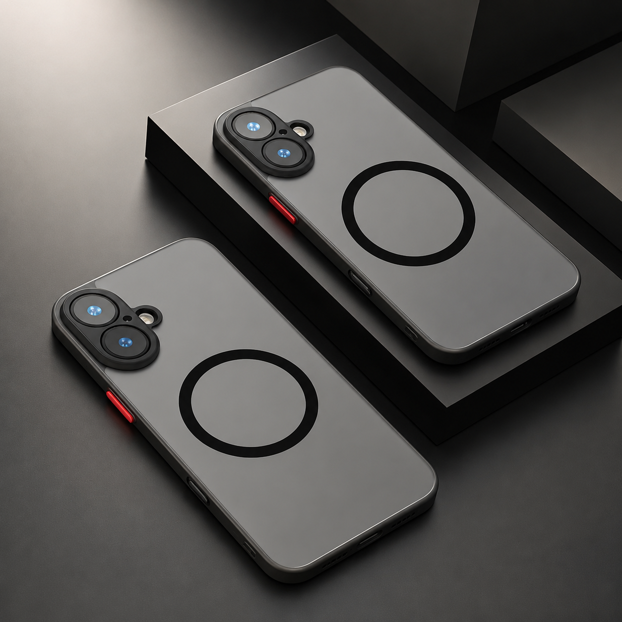 Premium iPhone Case MagSafe Compatible Translucent Magnetic Armor Shockproof Matte Protective Cover Anti Scratch Anti Fingerprint Slim Full Coverage