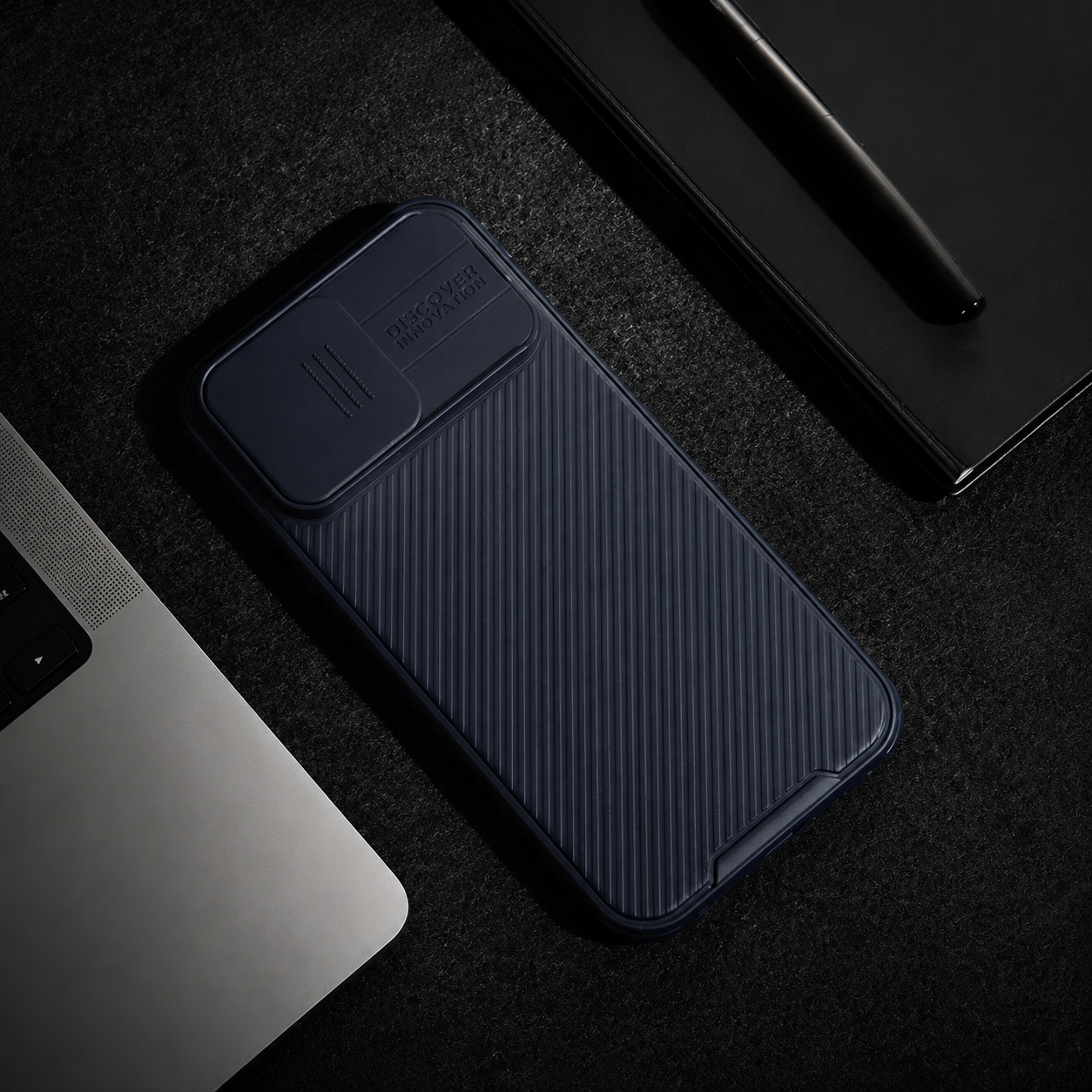 Premium iPhone Case Magnetic Protective Cover Sliding Camera Lens Protection Shockproof Anti Scratch Rugged CamShield Pro PC TPU Anti Slip Full Coverage