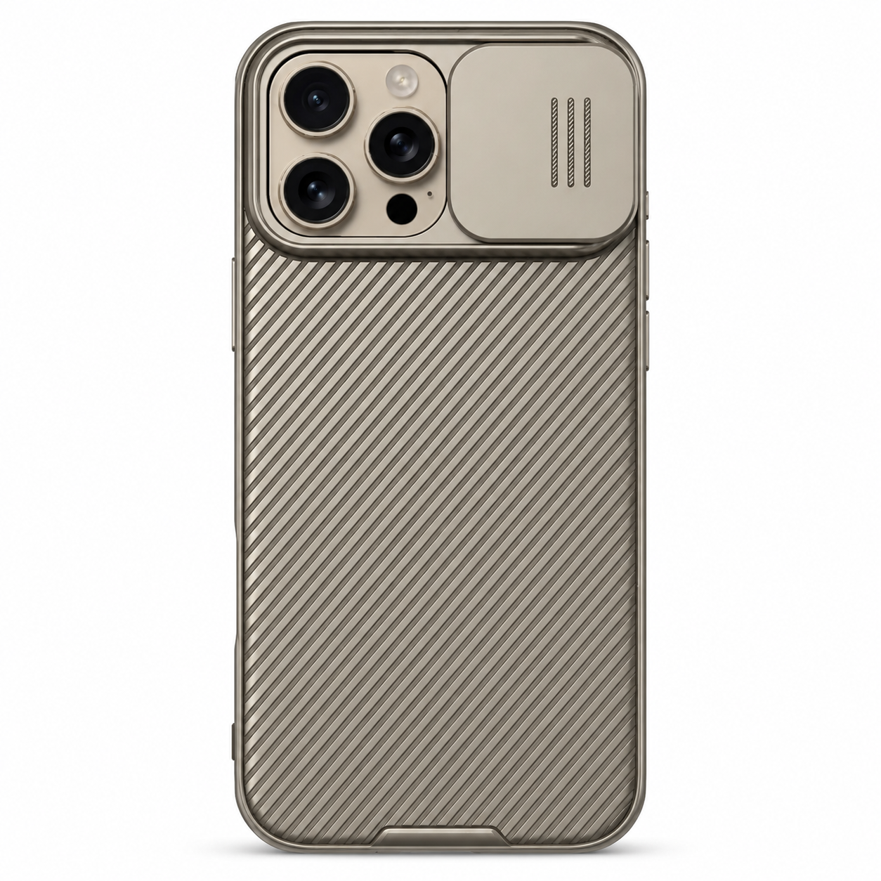 Premium iPhone Case Magnetic Protective Cover Sliding Camera Lens Protection Shockproof Anti Scratch Rugged CamShield Pro PC TPU Anti Slip Full Coverage