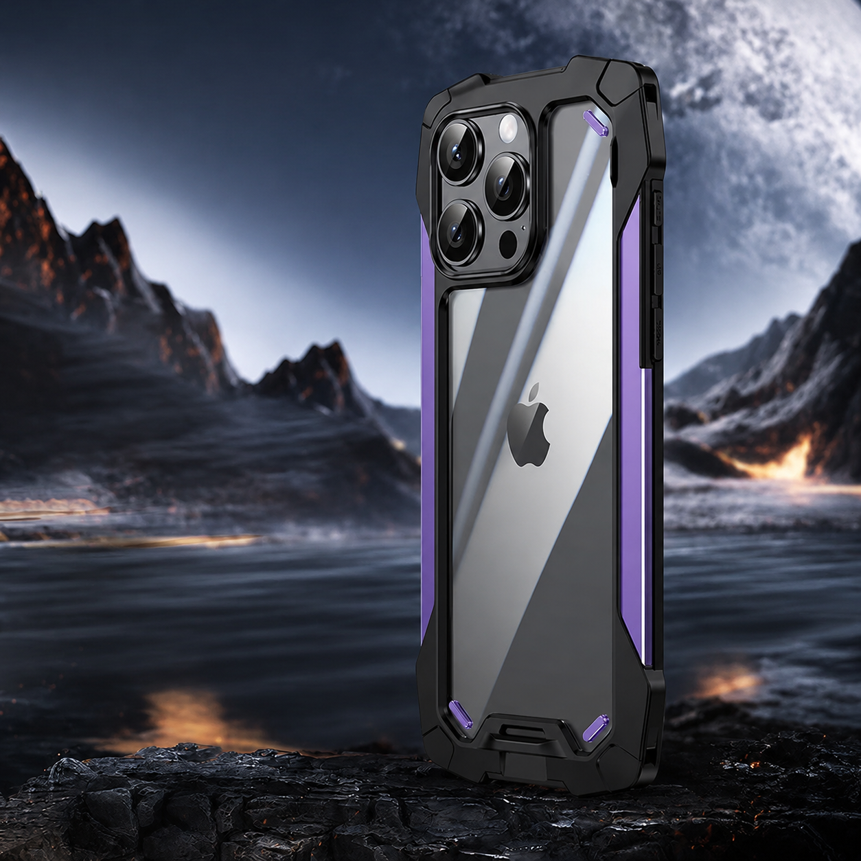 Premium iPhone Case Military Armor Shockproof Rugged Cover Dual Layer PC TPU Protective Case Anti Drop Full Body Protection Slim Design
