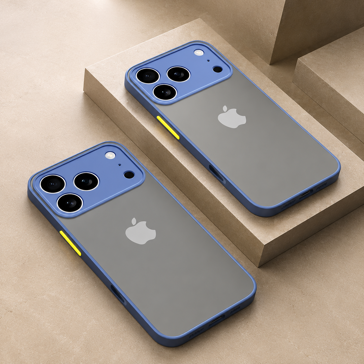 Premium iPhone Case Translucent Armor Shockproof Bumper Cover Matte Protective PC TPU Anti Fingerprint Anti Scratch Slim Full Coverage