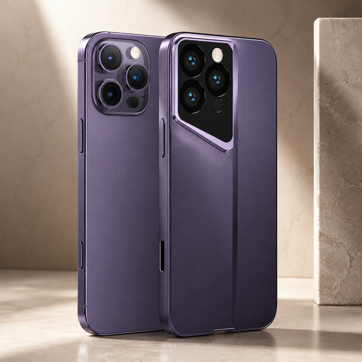 Premium iPhone Case Ultra Slim Matte Hard PC Protective Cover Shockproof Frosted Camera Lens Protection Anti Fingerprint Anti Scratch Non Slip Full Coverage
