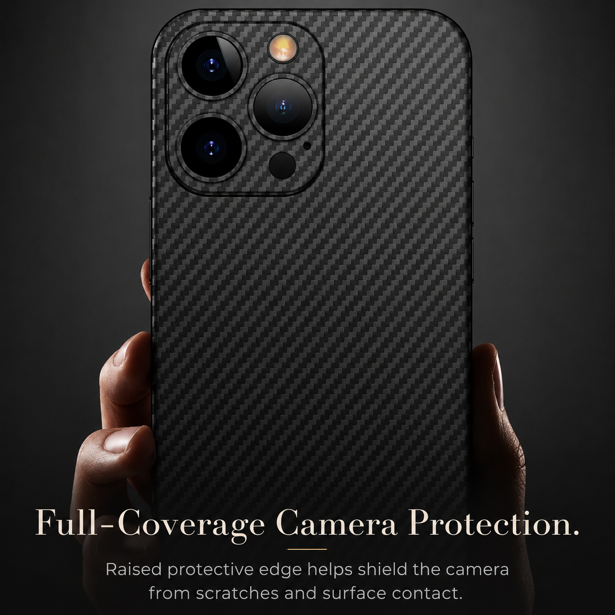 Premium iPhone Case Ultra Thin Carbon Fiber Matte Protective Cover PP Back Panel Lightweight Slim Scratch Resistant Minimalist Design