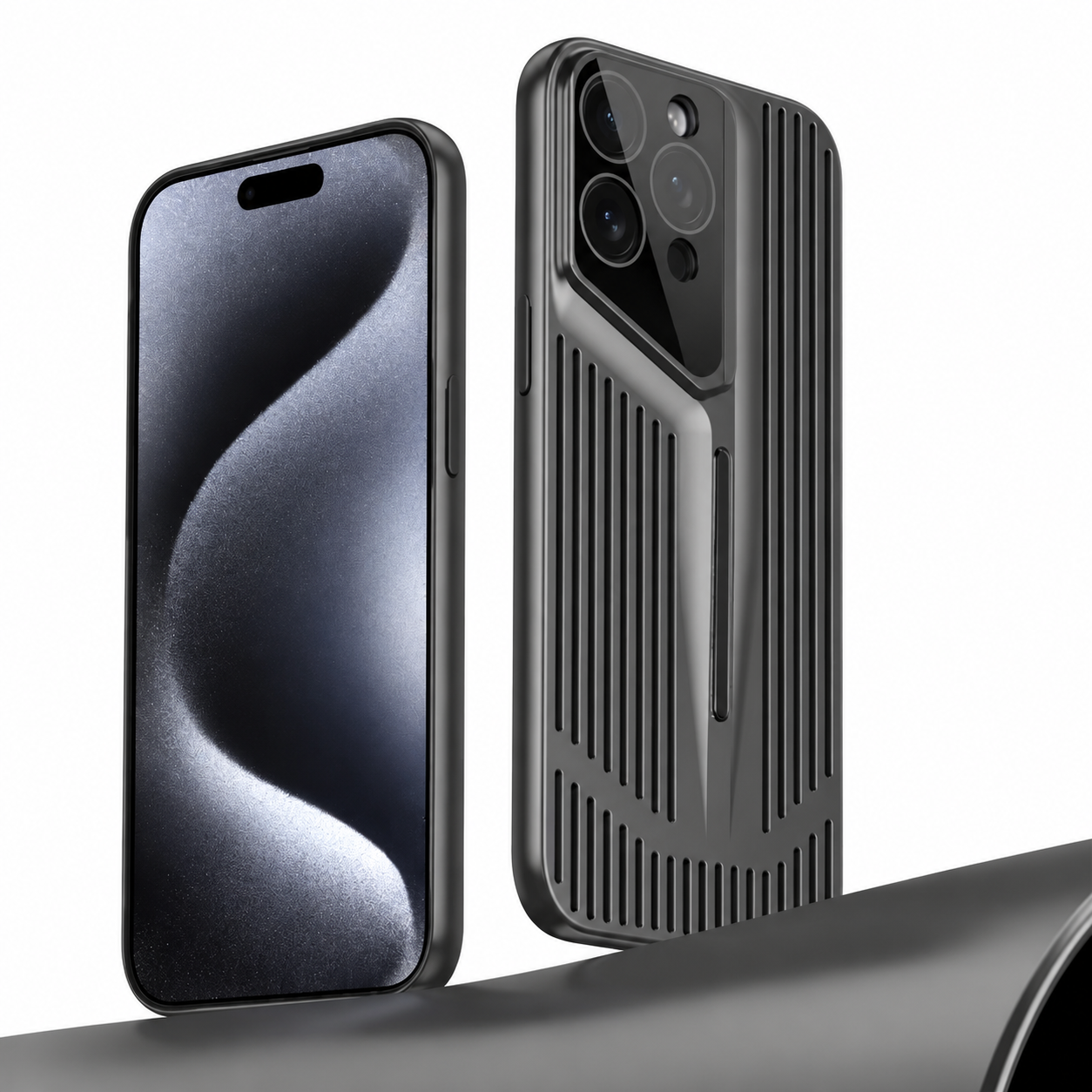 Premium iPhone Case Ultra Thin Heat Dissipation Cooling Protective Cover Shockproof Anti Scratch Camera Lens Protection Slim Transparent Design