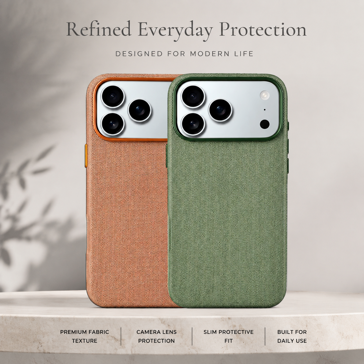 Premium iPhone Case Woven Fabric MagSafe Magnetic Protective Cover Wireless Charging Compatible Anti Fingerprint Non Slip Waterproof Shockproof Full Coverage