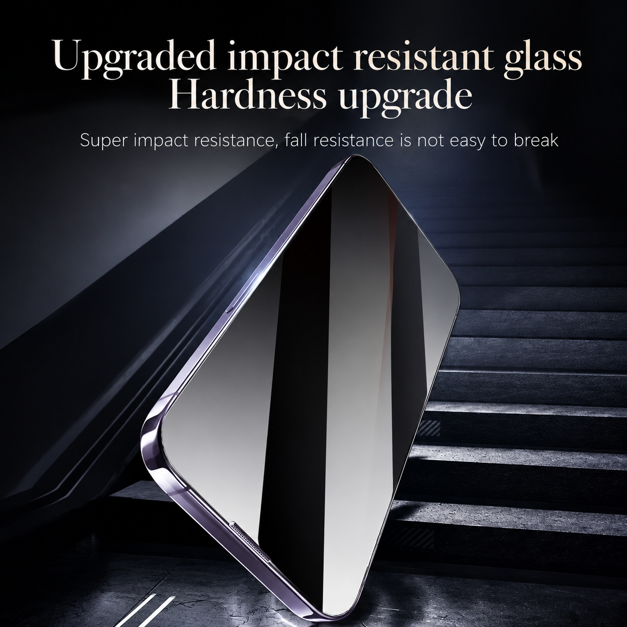 Premium iPhone Privacy Screen Protector Tempered Glass Anti Spy Full Coverage HD Clear Anti Fingerprint Scratch Resistant Ultra Thin Case Friendly