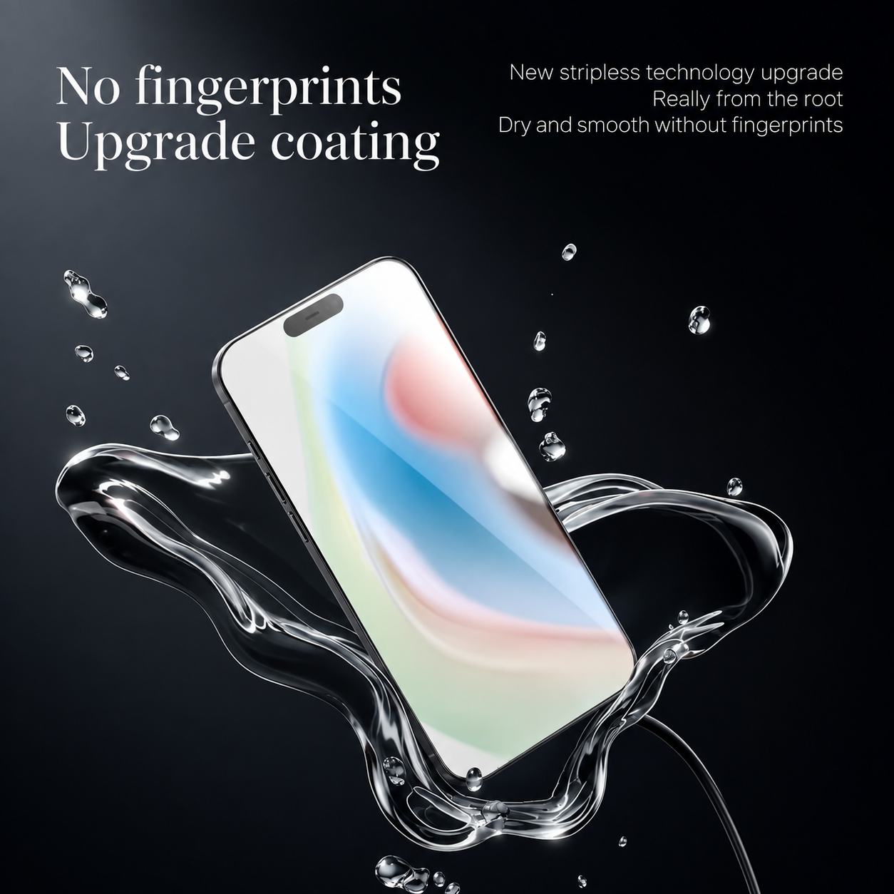 Premium iPhone Screen Protector Tempered Glass HD Clear Anti Fingerprint Scratch Resistant Bubble Free Shatterproof Ultra Thin Case Friendly