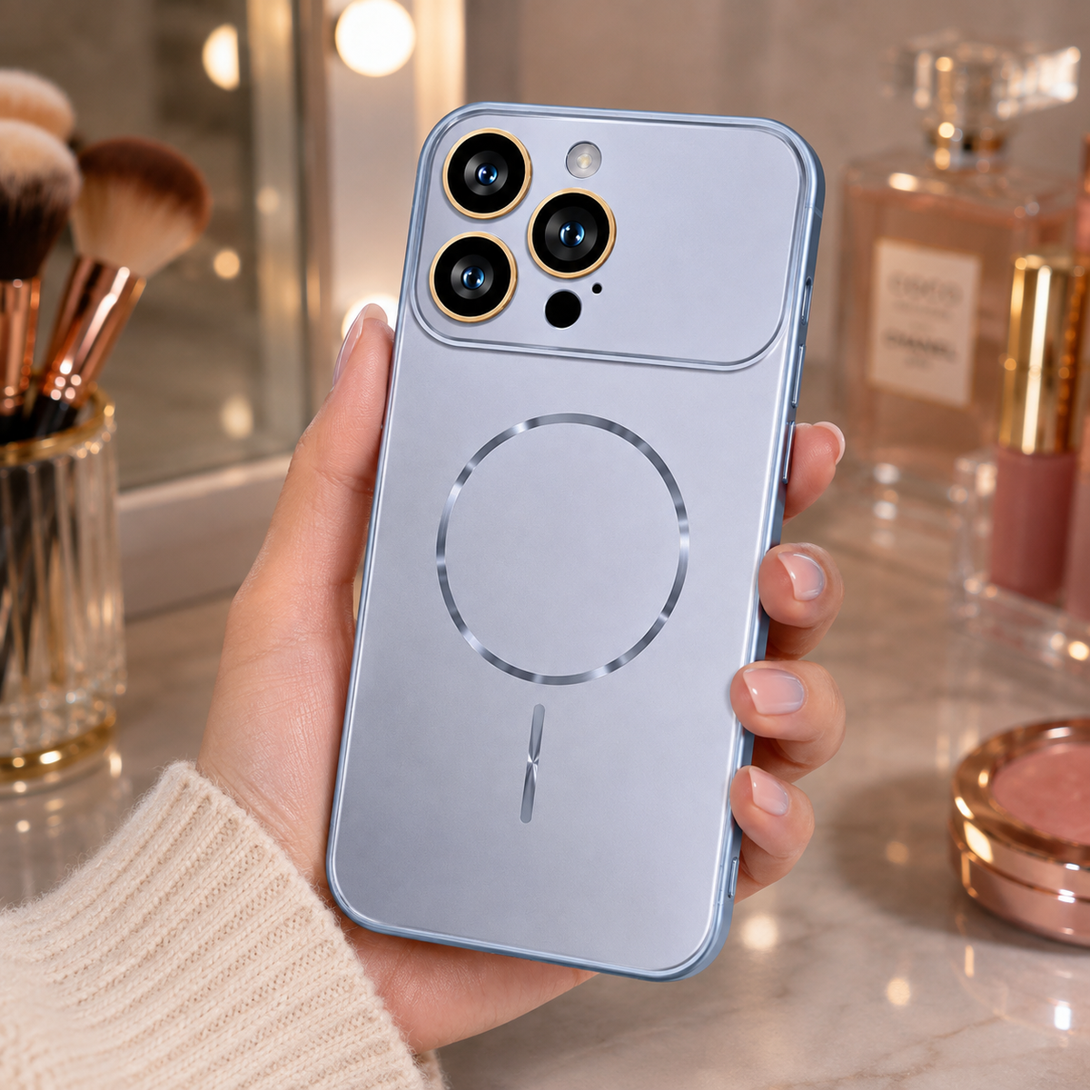 Premium Luxury iPhone Case MagSafe Compatible Matte Magnetic Cover Hard Back Shockproof Camera Protection Anti Fingerprint Ultra Thin Slim Design Finish
