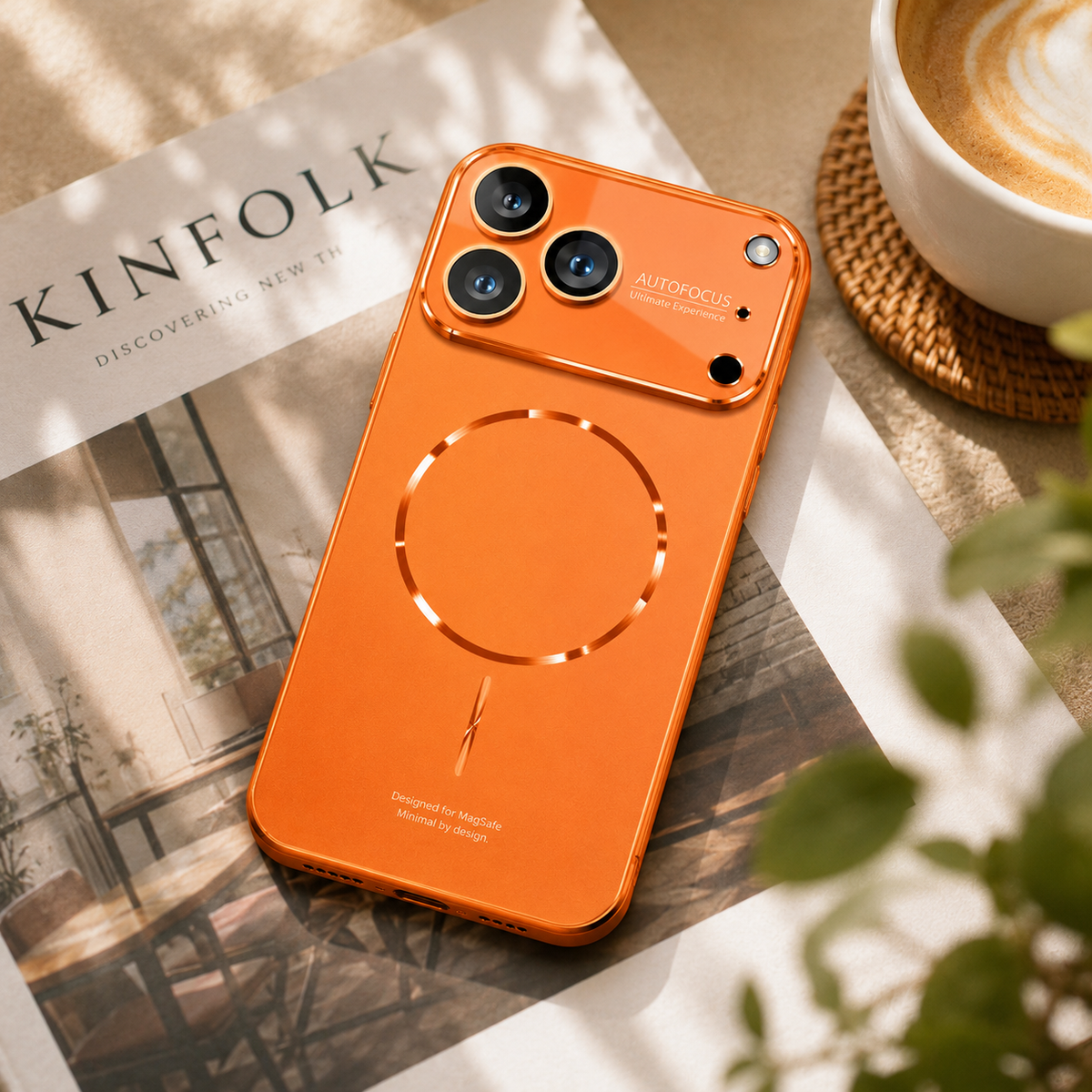 Premium Luxury iPhone Case MagSafe Compatible Matte Magnetic Cover Hard Back Shockproof Camera Protection Anti Fingerprint Ultra Thin Slim Design Finish