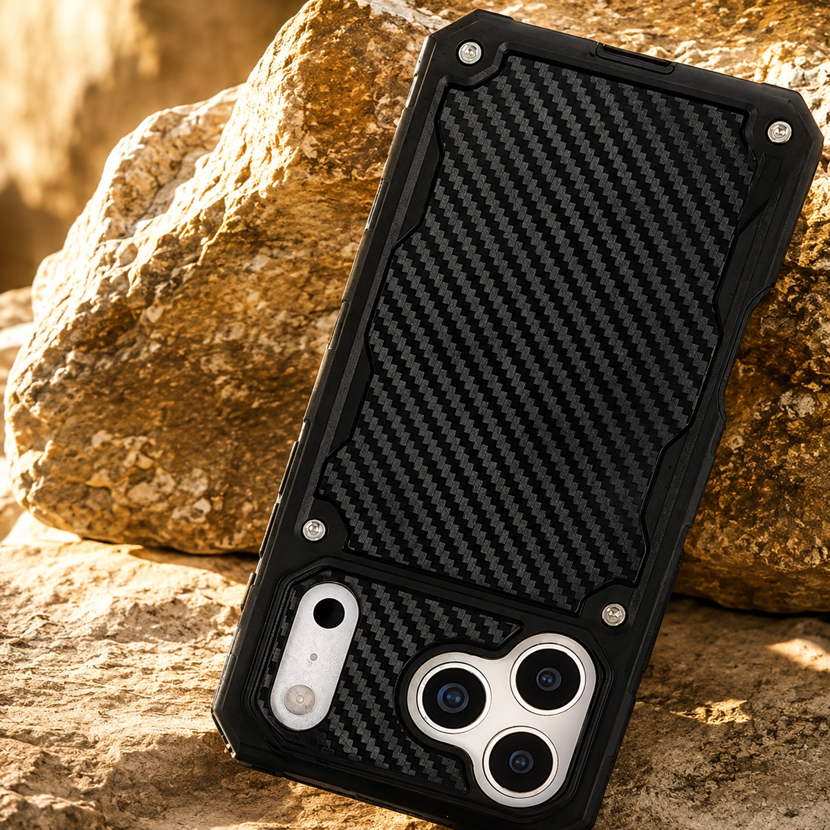 Premium Luxury iPhone Case MagSafe Compatible Rugged Heavy Duty Cover Shockproof Military Grade Drop Protection Anti Slip Grip Slim Durable Design Finish