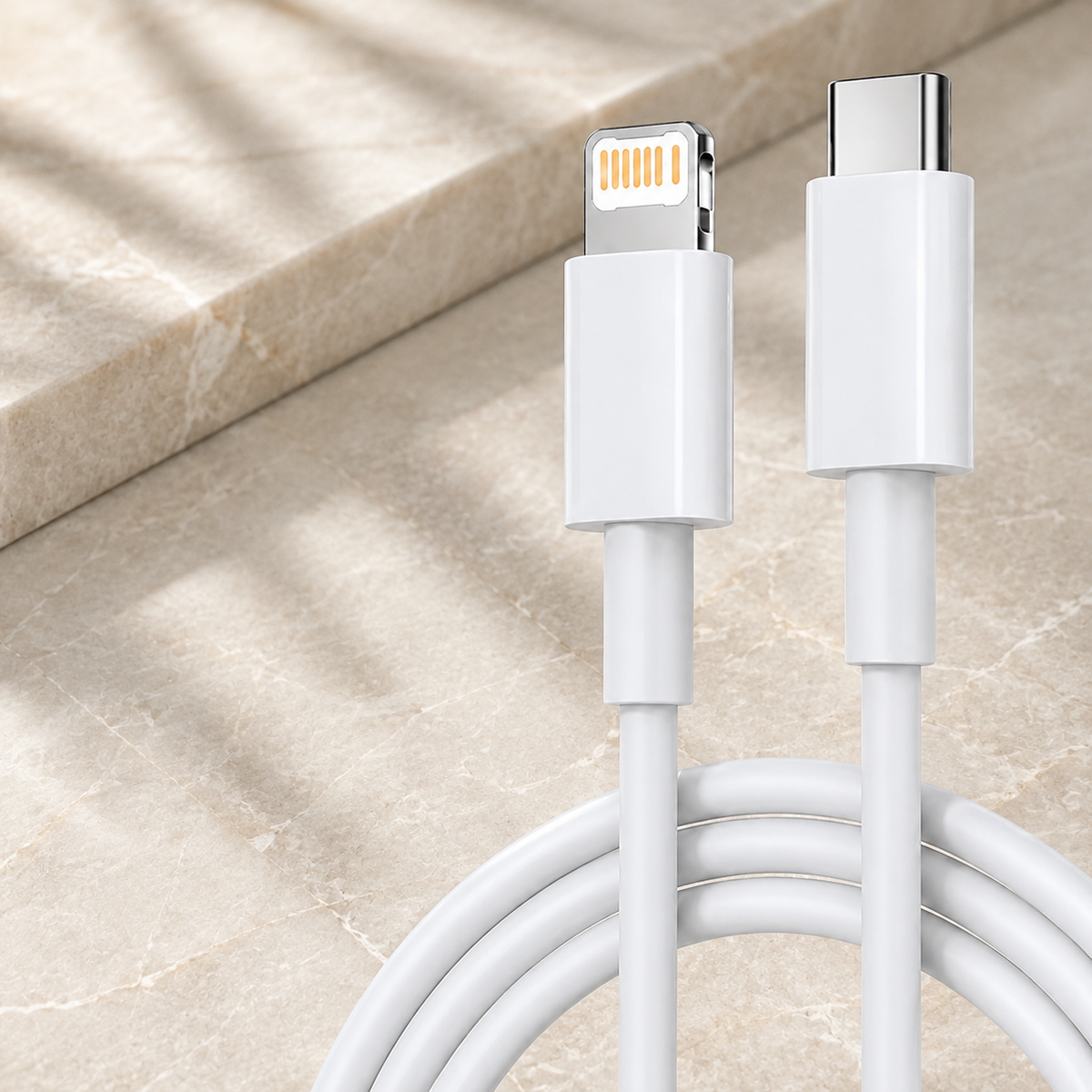 Premium USB C PD Fast Charging Cable 35W 2.4A Data Sync Charging Cord Durable TPE TPU Fast Charge Cable Reliable Power Compatible with iPhone