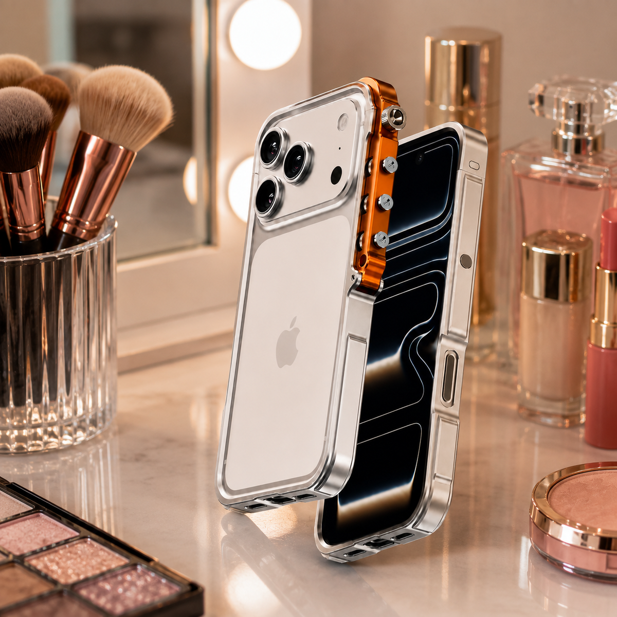 Premium iPhone Case MagSafe Compatible Aluminum Alloy Bumper Protective Cover Shockproof Heat Dissipation Camera Lens Protection Slim Metal Frame Design