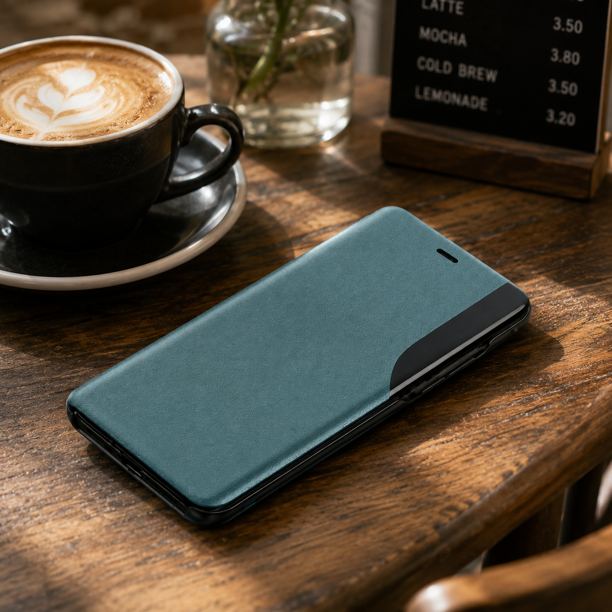 Premium iPhone Case MagSafe Compatible Flip Wallet Protective Cover PU Leather Card Holder Magnetic Closure Kickstand Shockproof Full Body Protection Design