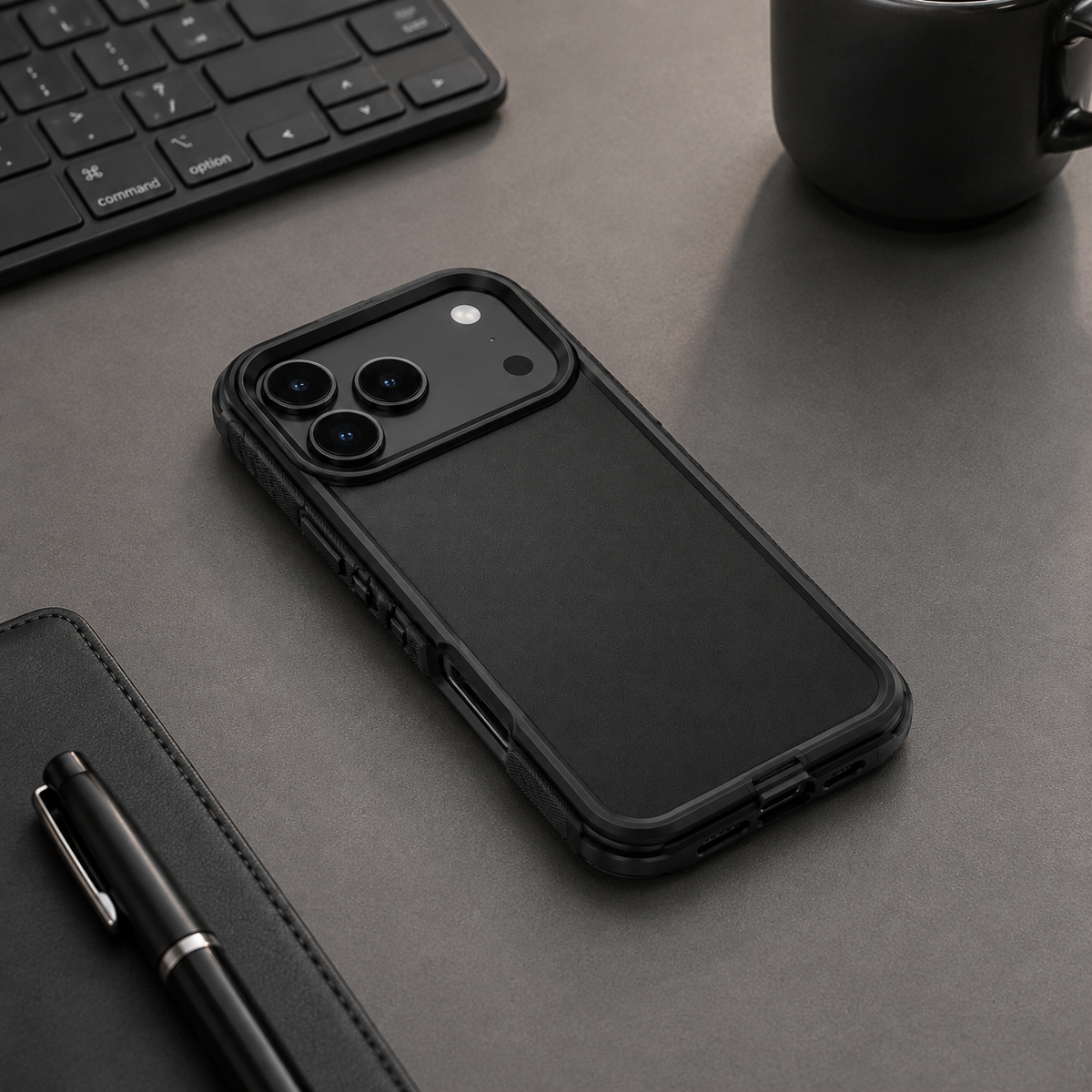 Premium iPhone Case MagSafe Compatible Rugged Holster Protective Cover 3 Layer Shockproof Armor Belt Clip Wireless Charging Anti Scratch Full Coverage