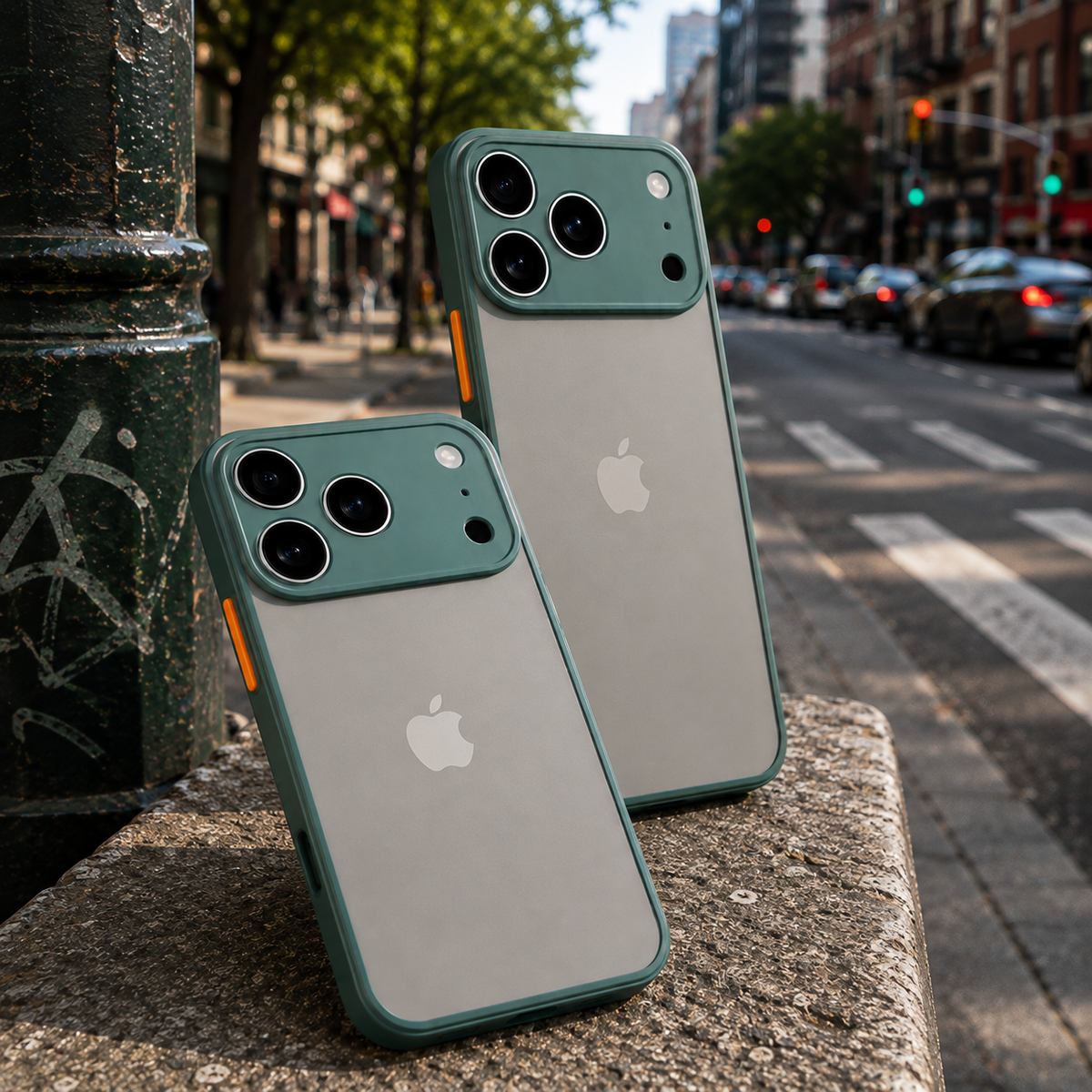 Premium iPhone Case MagSafe Compatible Translucent Matte Armor Cover Shockproof TPU PC Bumper Camera Lens Protection Slim Design
