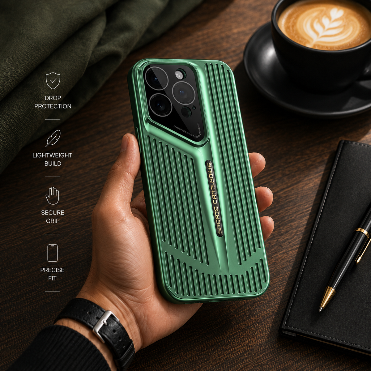 Premium iPhone Case Ultra Thin Heat Dissipation Cooling Protective Cover Shockproof Anti Scratch Camera Lens Protection Slim Transparent Design