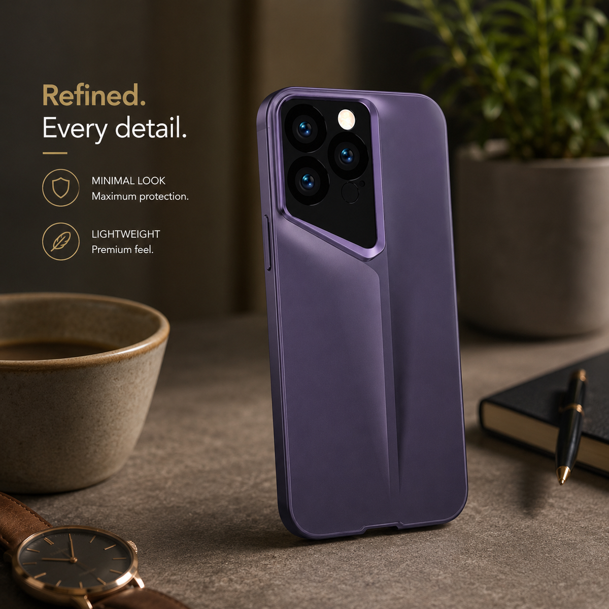 Premium iPhone Case Ultra Thin Protective Cover Shockproof Camera Lens Protection Anti Scratch Matte Non Slip Slim Hard Back Full Coverage