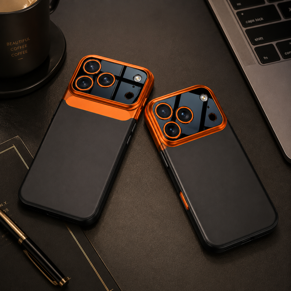 Premium iPhone Case Two Tone Spliced Slim Hard Shell Protective Cover Camera Lens Protection Anti Fingerprint Anti Scratch Non Slip Full Coverage  2. Product Description