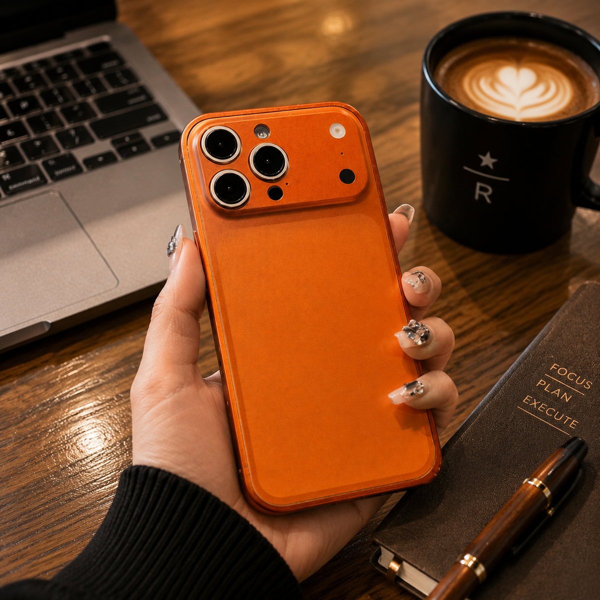Premium iPhone Case Metal Alloy Frame Slim Protective Cover Matte Backplane Shockproof Anti Scratch Anti Fingerprint Lightweight Full Coverage