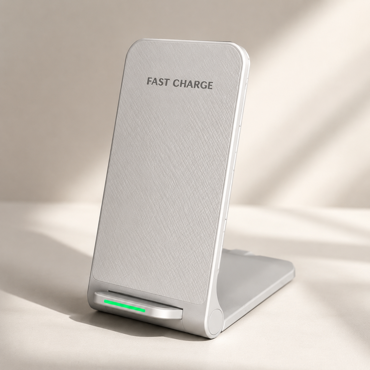 Premium 30W Wireless Charger Stand Fast Charging Foldable Phone Charging Stand USB C Vertical Horizontal Viewing Compatible with iPhone Travel Design