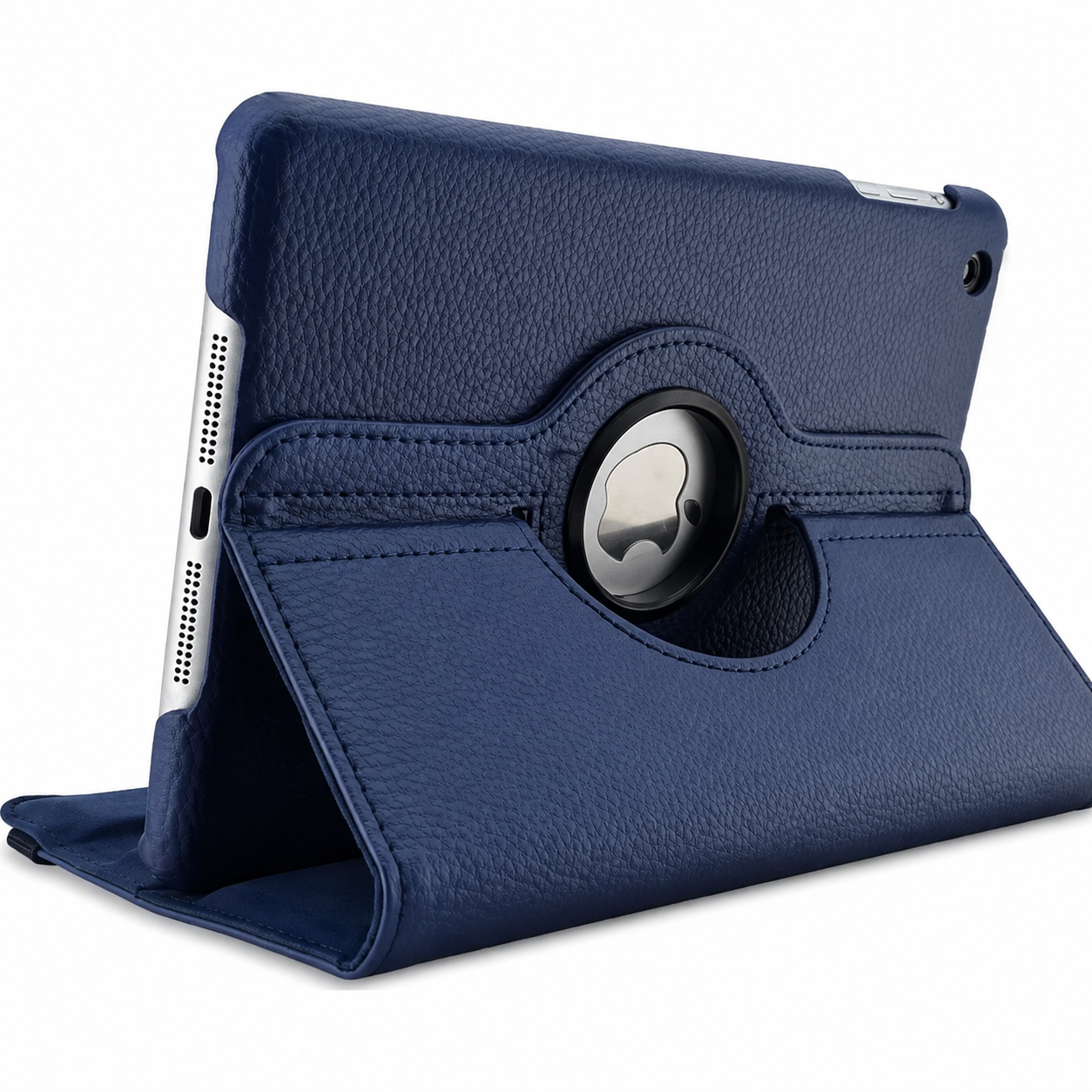 Premium 360° Rotating PU Leather iPad Case Smart Cover Auto Sleep Wake Shockproof Protective Stand Multi-Angle Tablet Case Compatible with iPad