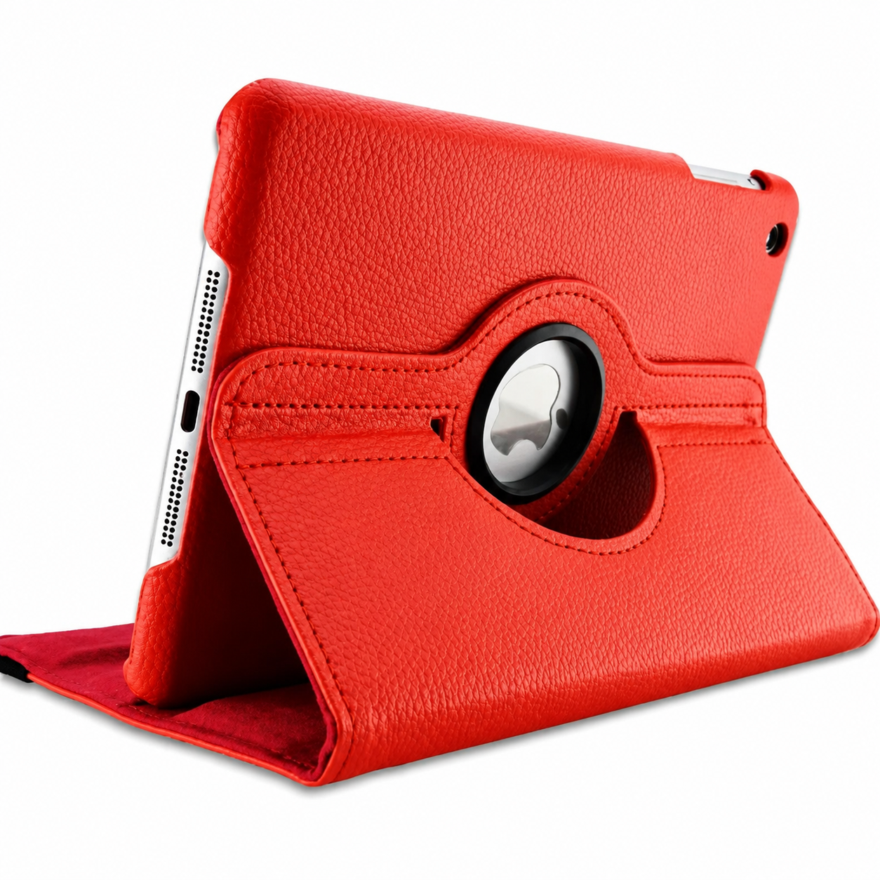 Premium 360° Rotating PU Leather iPad Case Smart Cover Auto Sleep Wake Shockproof Protective Stand Multi-Angle Tablet Case Compatible with iPad