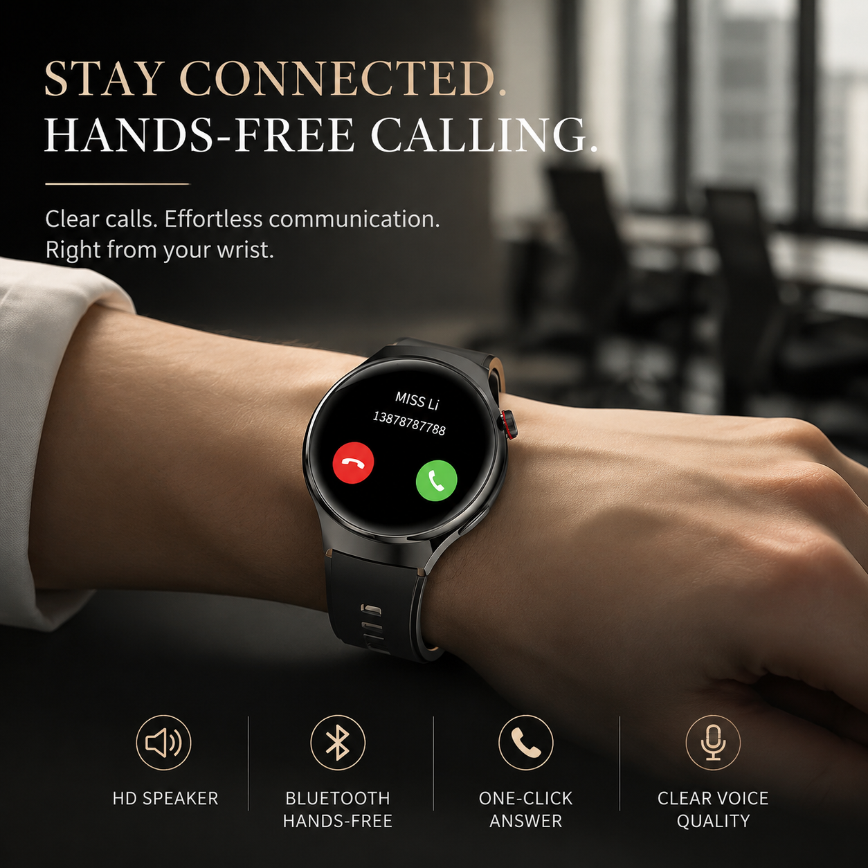 Premium AMOLED GPS Smart Watch 1.46 Inch HD Smartwatch Bluetooth Calling Fitness Tracker Heart Rate Sleep Monitor Wireless Charging NFC Compatible with iPhone
