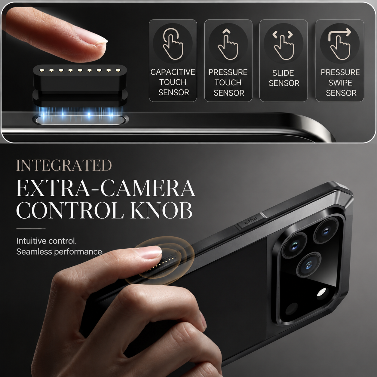 Premium Durable iPhone Case Heavy Duty Metal Cover with Built In Glass Screen Protector Shockproof PC TPU Rugged Anti Scratch Protective Design