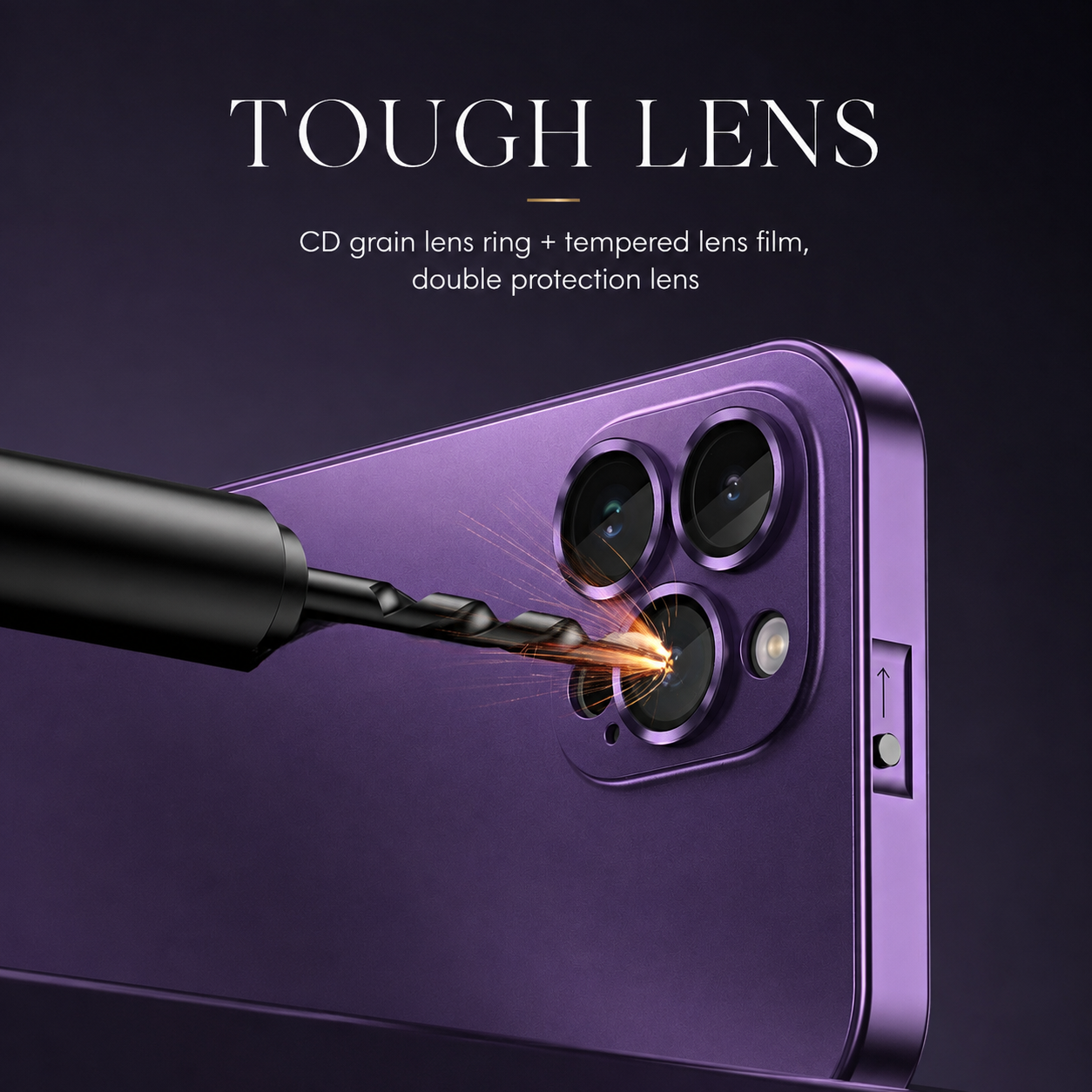 Premium Luxury iPhone Case Aluminum Alloy Frame PC Back Cover Shockproof Camera Protection Slim Lightweight Protective Durable Design Finish