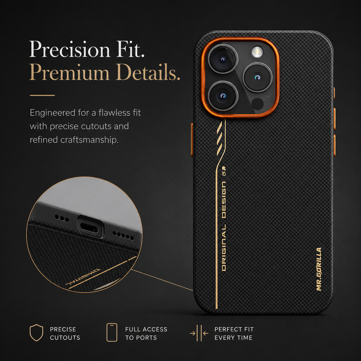 Premium Luxury iPhone Case MagSafe Compatible 600D Kevlar Aramid Fiber Cover Magnetic Shockproof Half Wrapped Anti Fingerprint Protective Durable Design Finish