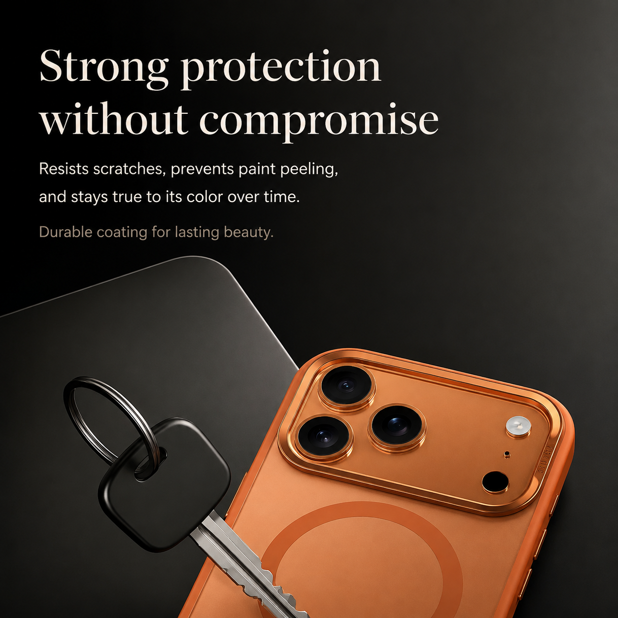 Premium Luxury iPhone Case MagSafe Compatible Alloy Lens Frame Matte Cover Translucent PC TPU Hybrid Shockproof Protective Durable Design Finish