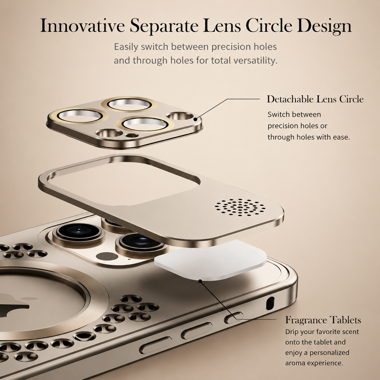 Premium Luxury iPhone Case MagSafe Compatible Aluminum Frame Heat Dissipation Metal Cover Shockproof Camera Protection Electroplated Slim Durable Design Finish
