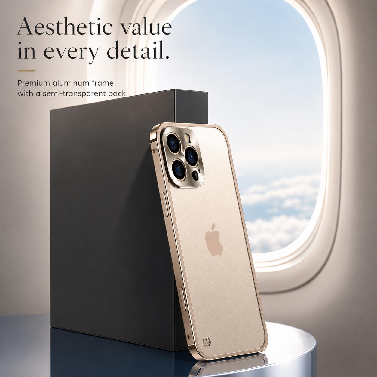 Premium Luxury iPhone Case MagSafe Compatible Aluminum Metal Frame Cover Shockproof Full Camera Protection Magnetic Fit Wireless Charging Slim Design Finish