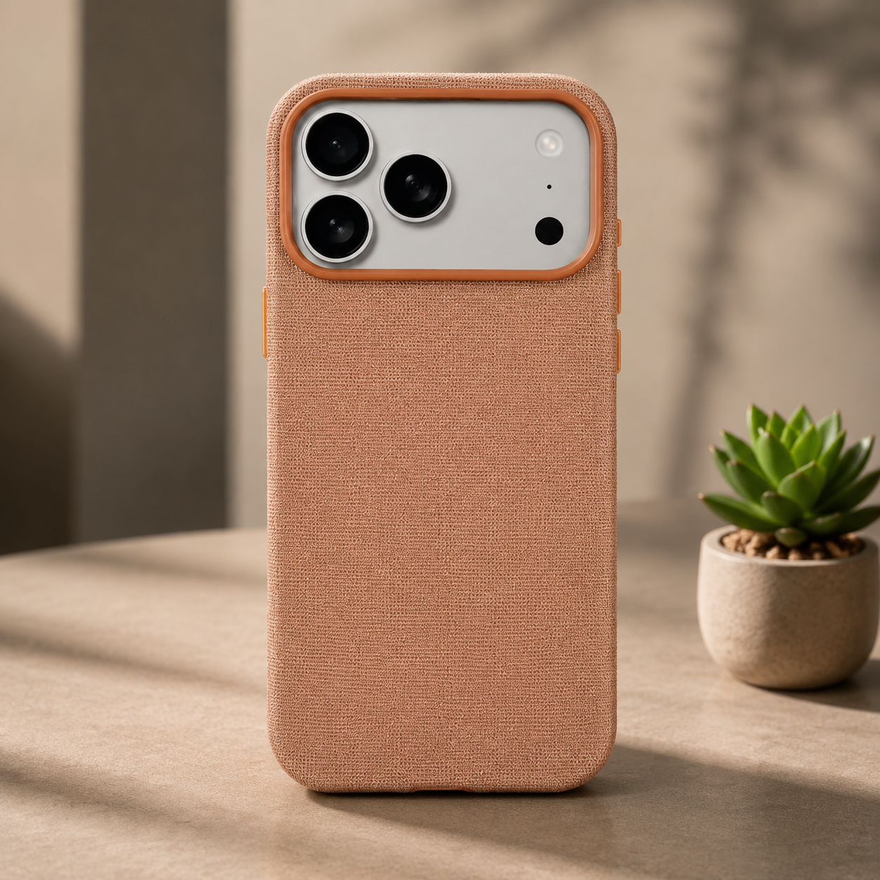 Premium Luxury iPhone Case MagSafe Compatible Business Cover Wireless Charging Full Protection Polyester Fiber Durable Protective Design Finish