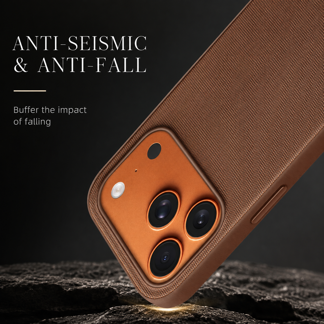 Premium Luxury iPhone Case MagSafe Compatible Business Cover Wireless Charging Full Protection Polyester Fiber Durable Protective Design Finish