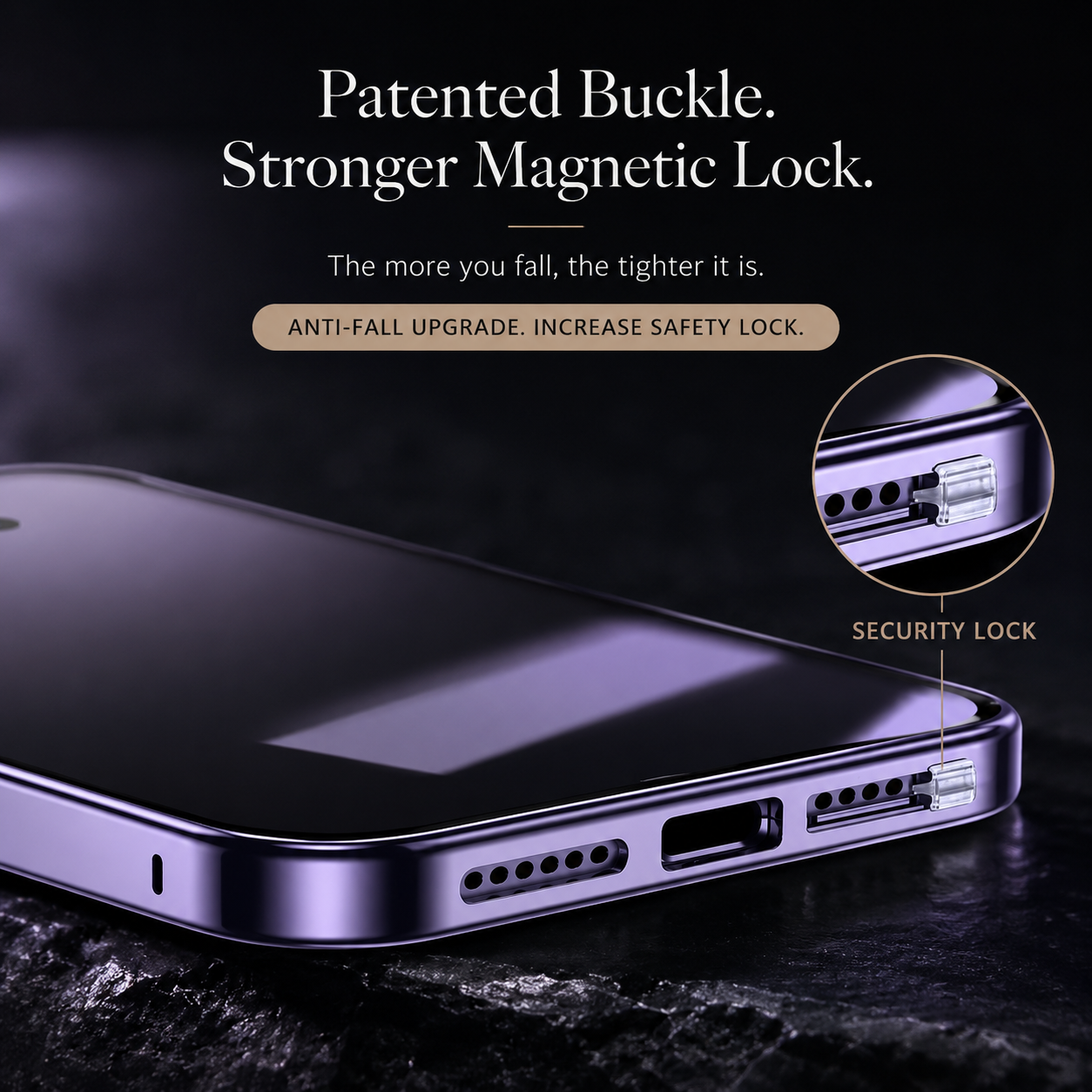 Premium Luxury iPhone Case MagSafe Compatible Double Sided Tempered Glass Metal Frame Cover Shockproof 360 Full Body Magnetic Fit Camera Protection Slim Design Finish