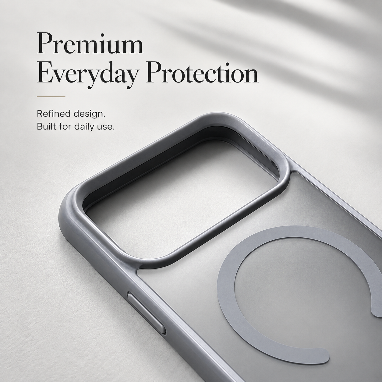 Premium Luxury iPhone Case MagSafe Compatible Foldable Magnetic Stand Cover Matte PC Shockproof Anti Fingerprint Half Wrapped Protective Durable Design